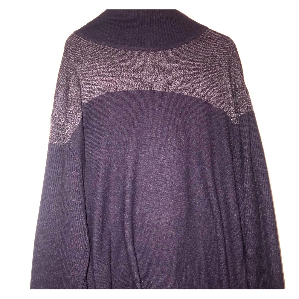 PURPLE TURTLENECK KNIT SWEATER (XL)